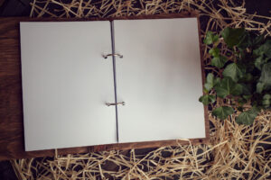 Agenda din lemn - model Scoici