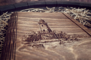 Agenda din lemn - model 