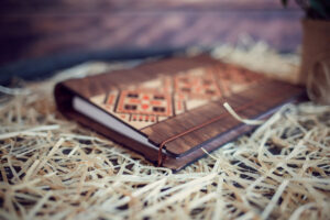 Agenda din lemn, VintageBox, model
