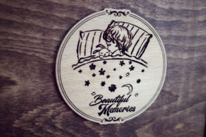 Alternative view of Album foto din lemn VintageBox realizat prin gravare model Somn Dulce - Beautiful Memories