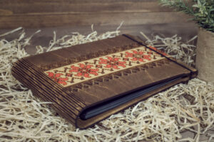 Album foto A5 din lemn, VintageBox, model Traditional