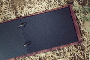 Album foto A5 din lemn, VintageBox, model Coffe love - Happy Time