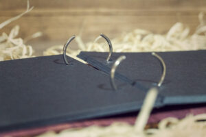 Album foto A5 din lemn, VintageBox, model Coffe love - Happy Time