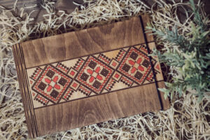 Album foto A5 din lemn, VintageBox, model Traditional 2