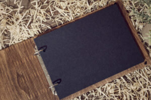 Album foto A5 din lemn, VintageBox, model Traditional 2