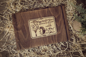 Album foto A5 din lemn, VintageBox, 