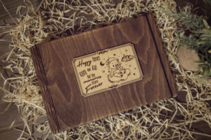 Album foto A5 din lemn, VintageBox, 