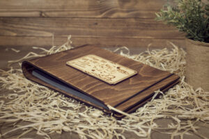 Album foto A5 din lemn, VintageBox, 