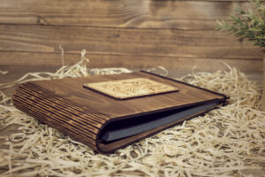 Album foto A5 din lemn, VintageBox, 