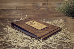 Album foto A5 din lemn, VintageBox, 