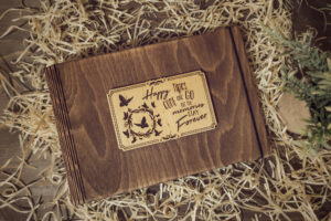 Album foto A5 din lemn, VintageBox, 