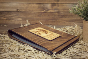 Album foto A5 din lemn, VintageBox, 