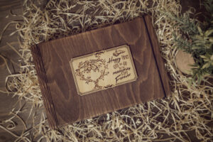 Album foto A5 din lemn, VintageBox, 