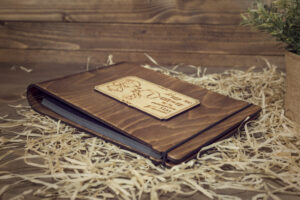 Album foto A5 din lemn, VintageBox, 