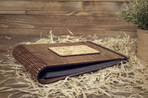 Album foto A5 din lemn, VintageBox, 