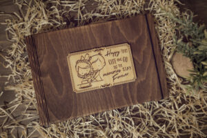 Album foto A5 din lemn, VintageBox, 