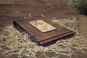 Album foto A5 din lemn, VintageBox, 