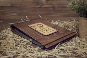 Album foto A5 din lemn, VintageBox,