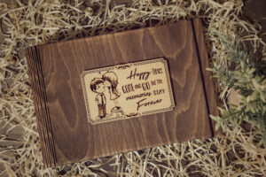 Album foto A5 din lemn, VintageBox,