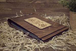 Album foto A5 din lemn, VintageBox, 