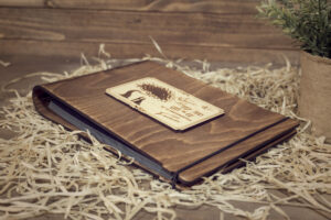 Album foto A5 din lemn, VintageBox,