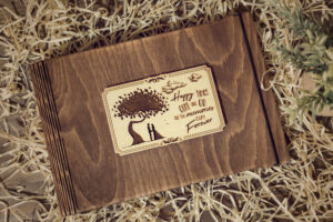 Album foto A5 din lemn, VintageBox,