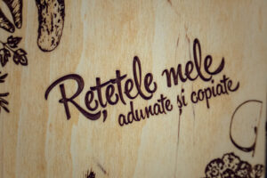 Alternative view of Agenda A5 din lemn, VintageBox, model Retele mele