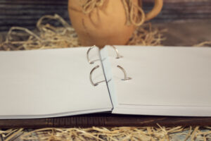 Agendă A5 din lemn, VintageBox, model Celtic Elements