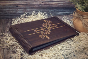 Album foto A5 din lemn, VintageBox, 