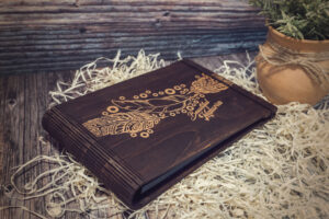 Album foto A5 din lemn, VintageBox, 