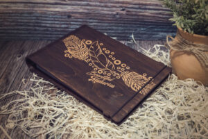 Album foto A5 din lemn, VintageBox, 