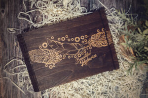 Album foto A5 din lemn, VintageBox, 