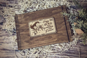 Album foto A5 din lemn, VintageBox, 