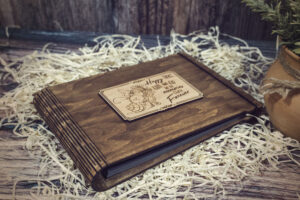 Album foto A5 din lemn, VintageBox,