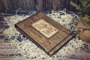 Album foto A5 din lemn, VintageBox,