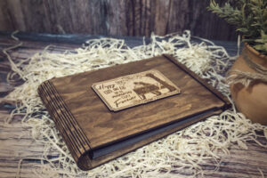 Album foto A5 din lemn, VintageBox, 