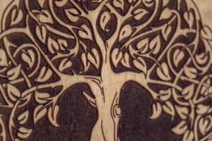 Agenda A5 din lemn, VintageBox, model Tree of Life