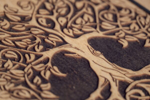 Agenda A5 din lemn, VintageBox, model Tree of Life