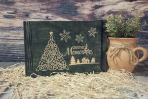 Album foto din lemn A5, VintageBox, “Celtic Chirstmas” Dark Collection
