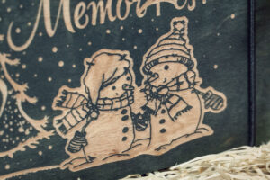 Album foto din lemn A5, VintageBox, “Chirstmas Love” Dark Collection