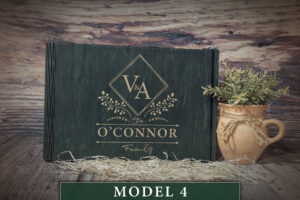 Album Foto din Lemn Personalizat - Wedding Family | Dark Collection