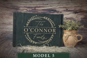 Album Foto din Lemn Personalizat - Wedding Family | Dark Collection